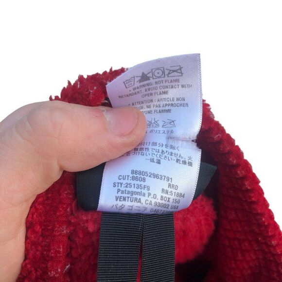 Rare patagonia R2 fleece jacket red small - Picture 8 of 8